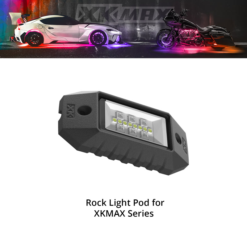 XK Glow XKmax RGBW Addressable LED Rock Light Pod Light Bars & Cubes XKGLOW