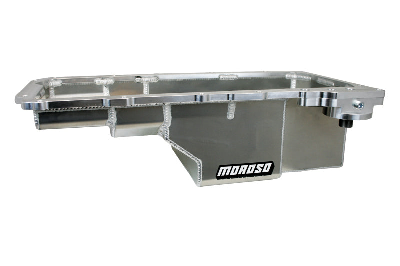 Moroso GM LS/93-02 F Body (w/Spin-On Oil Filter Adapter) Drag Race Wet Sump 6qt 6in Aluminum Oil Pan Oil Pans Moroso