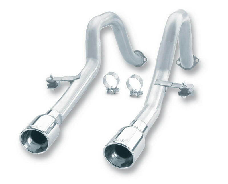 Borla 97-04 Chevrolet Corvette 5.7L 8cyl RWD Very Aggressive Catback Exhaust - Off-Road/Racing Axle Back Borla