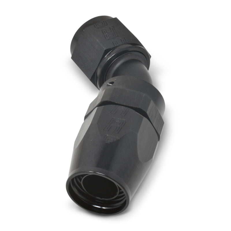 Russell Performance -4 AN Black 45 Degree Full Flow Hose End Fittings Russell