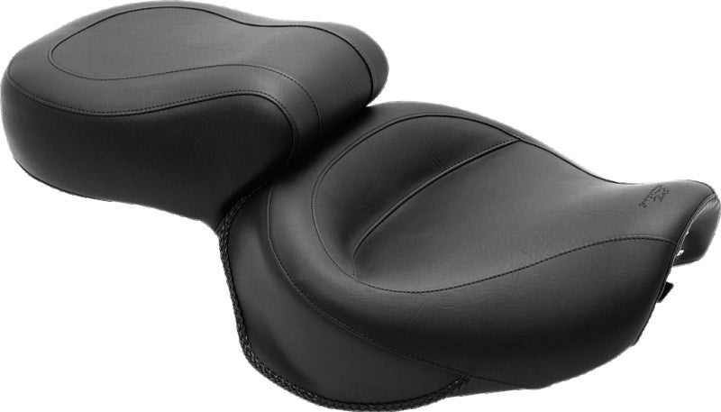 Mustang 00-08 Honda VT1100 Sabre,97-08 Spirit,87-97 Shadow,95-01 Ace Touring 1PC Seat - Black One-Piece Motorcycle Seats Mustang Motorcycle