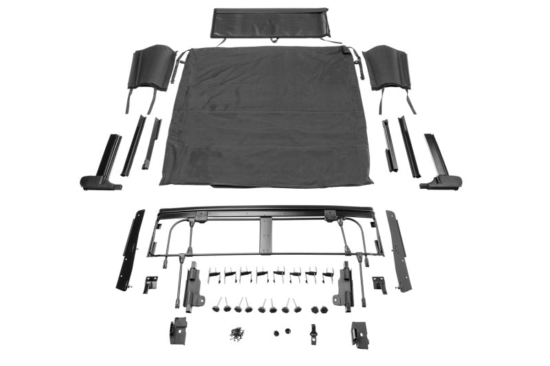 Rugged Ridge 20-22 Jeep Gladiator JT Voyager Fastback Soft Top - Black Diamond Car Covers Rugged Ridge