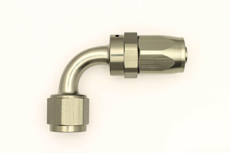 DeatschWerks 8AN Female Swivel 90-Degree Hose End CPE Fittings DeatschWerks