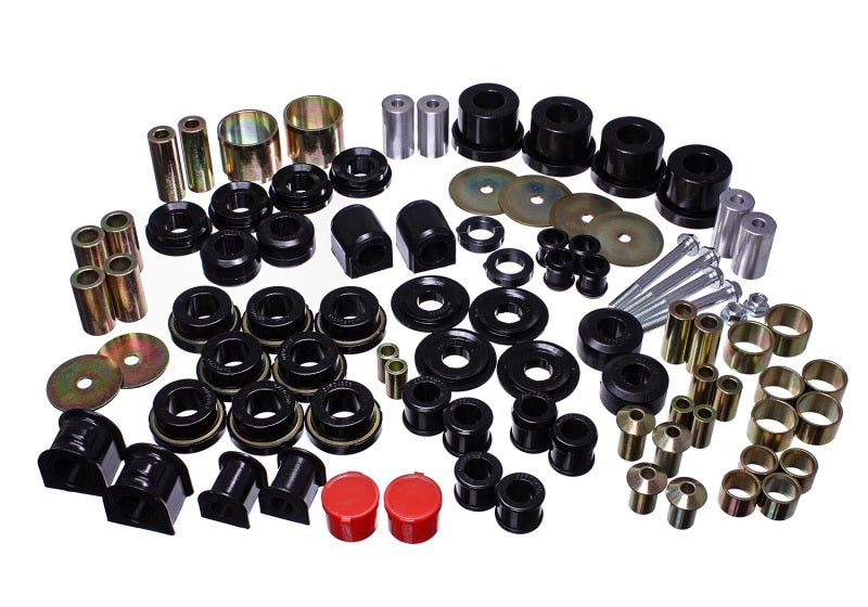 Energy Suspension 15-16 Ford Mustang Black Hyper-Flex Master Bushing Set Bushings - Full Vehicle Kits Energy Suspension
