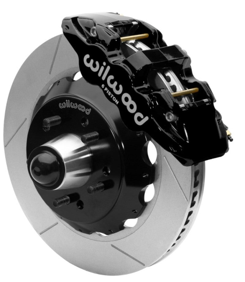 Wilwood Forged Narrow Superlite 6R Front Big Brake Kit 14.00in Rotors 67-86 C1500 - Black Big Brake Kits Wilwood