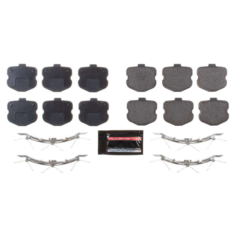 Power Stop 06-13 Chevrolet Corvette Front Z23 Evolution Sport Brake Pads w/Hardware Brake Pads - Performance PowerStop