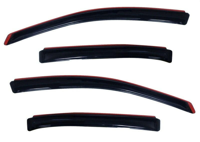 AVS 10-18 Ford Taurus Ventvisor In-Channel Front & Rear Window Deflectors 4pc - Smoke Wind Deflectors AVS