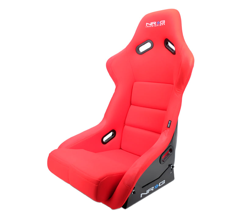 NRG FRP Bucket Seat (Red Cloth) - Large Race Seats NRG