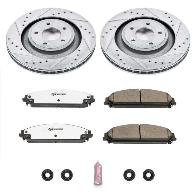 Power Stop 13-14 Chrysler 200 Front Z26 Street Warrior Brake Kit Brake Kits - Performance D&S PowerStop