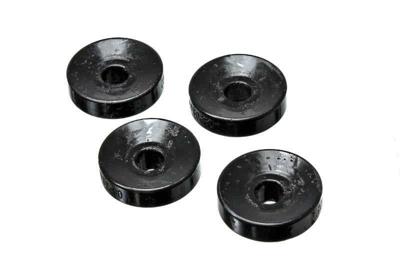 Energy Suspension 06-11 Honda Civic SI Black Rear Shock Upper Bushing Set Bushing Kits Energy Suspension