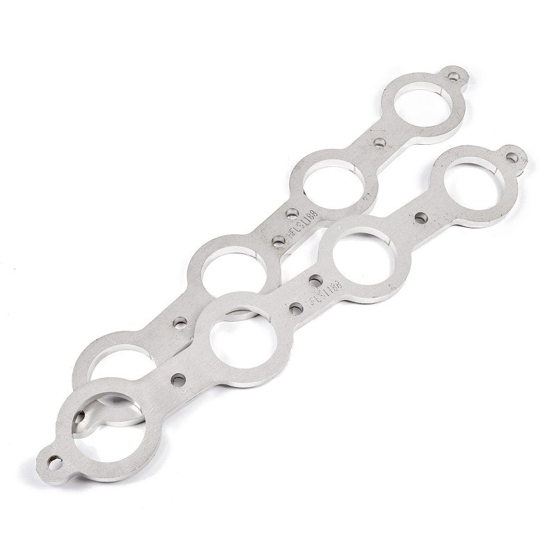 Stainless Works Chevrolet LS1/LS6 Round Port Header 304SS Exhaust Flanges 1-5/8in Primaries Flanges Stainless Works