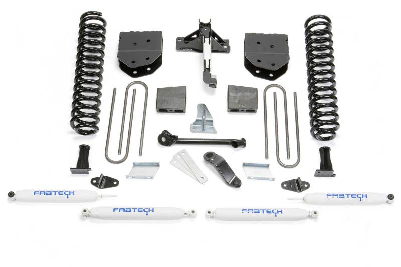 Fabtech 08-16 Ford F250 4WD 6in Basic Sys w/Perf Shks Lift Kits Fabtech