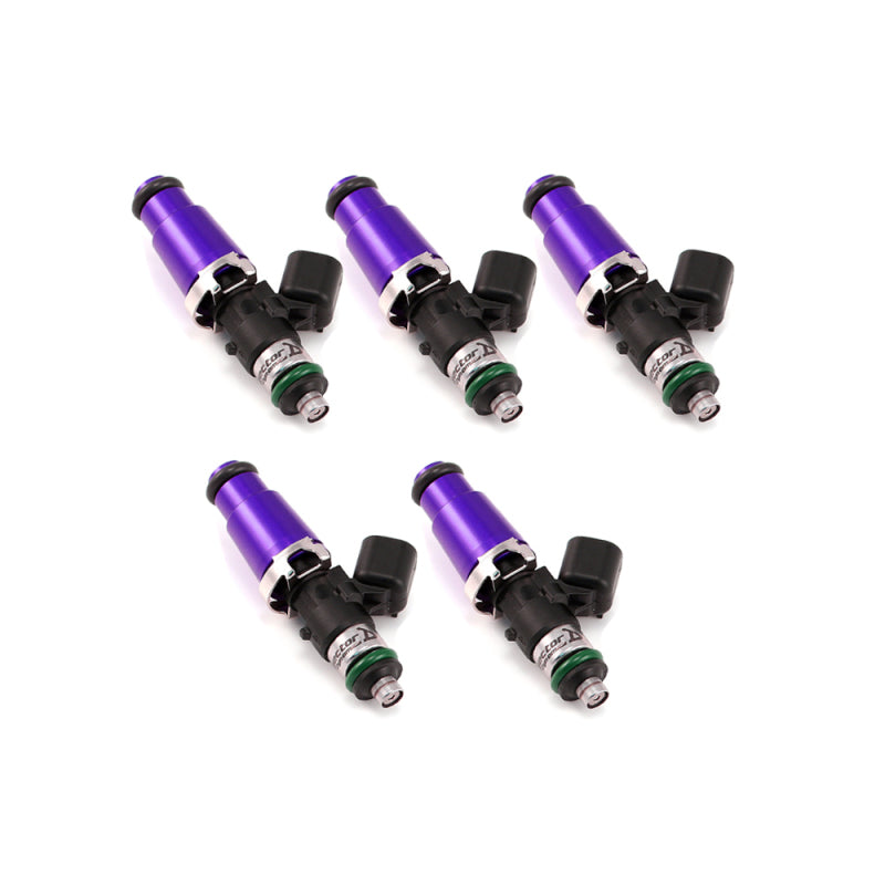 Injector Dynamics ID1300 Ford Focus RS (MK II-IV) (14mm) 1300cc Injectors (Set of 5) Fuel Injector Sets - 4Cyl Injector Dynamics