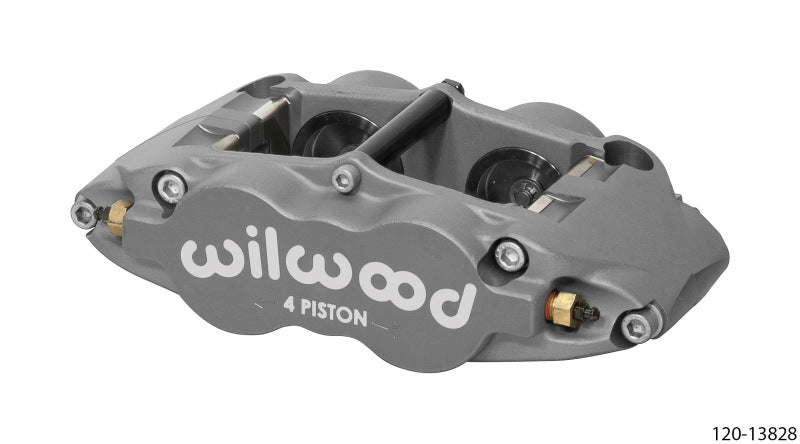 Wilwood Caliper-Forged Superlite FSL4R/ST Aluminum 1.88/1.75in Pistons .81in Disc Ano - Right Brake Calipers - Perf Wilwood