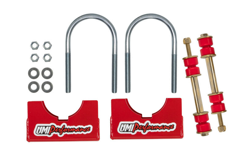 UMI Performance Aftermarket Rear End Sway Bar Installation Kit- Stock Rear Sway Bar Brackets UMI Performance