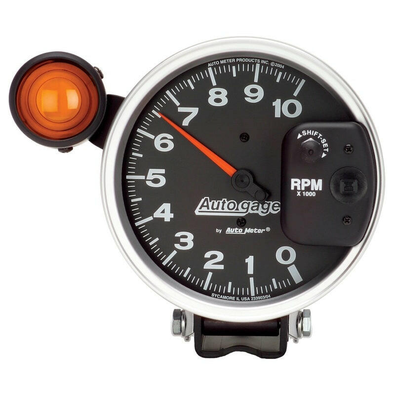 Autometer 5 inch 10,000 RPM Monster Shift Lite Pedestal Tachometer Gauges AutoMeter
