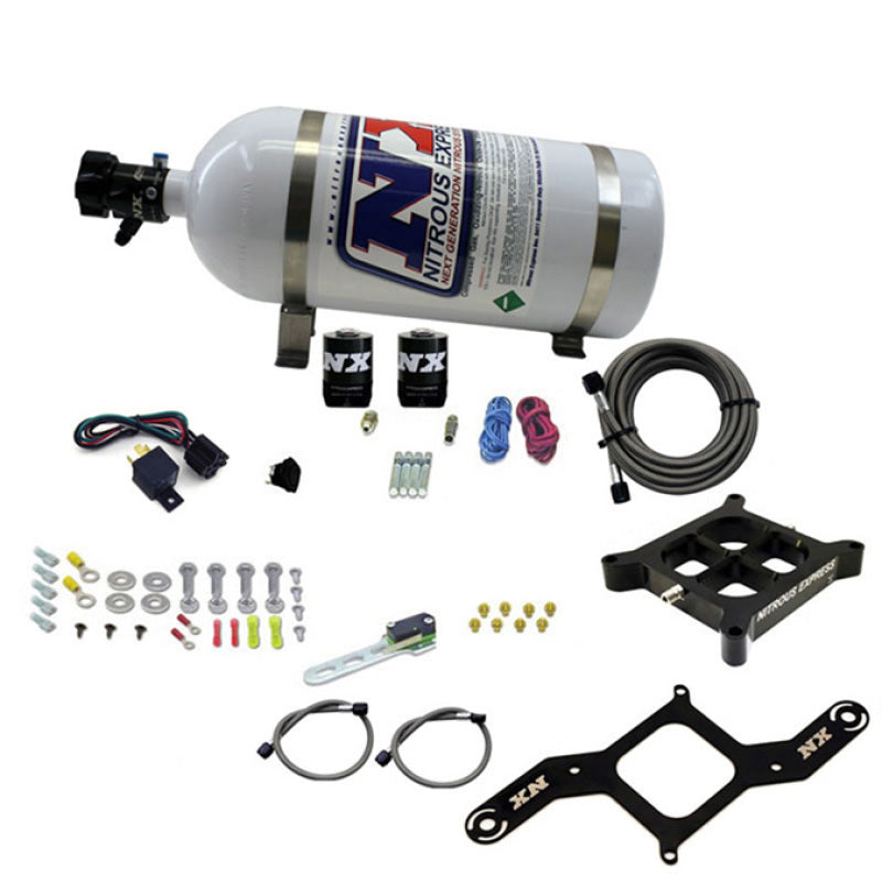 Nitrous Express 4500 Covert Crossbar Plate System Pro Power 100-500HP (10lb Bottle) Nitrous Plates Nitrous Express