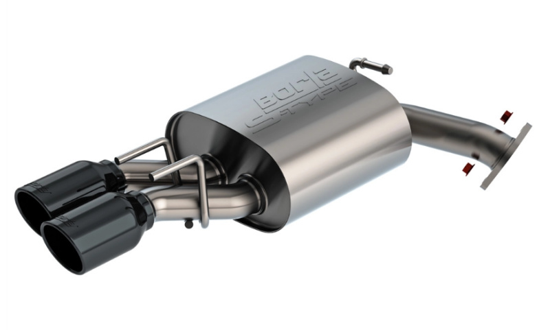 Borla 2025 Toyota Camry SE/XSE AT S-type Axle-Back Exhaust - 3.5in Black Chrome Tips Axle Back Borla