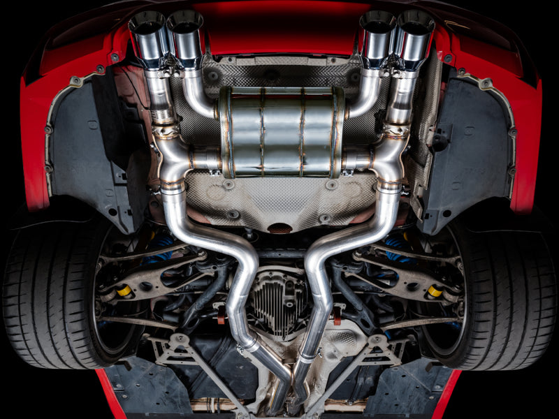 AWE Tuning BMW F8X M3/M4 SwitchPath Cat-Back Exhaust - Chrome Silver Tips Catback AWE Tuning