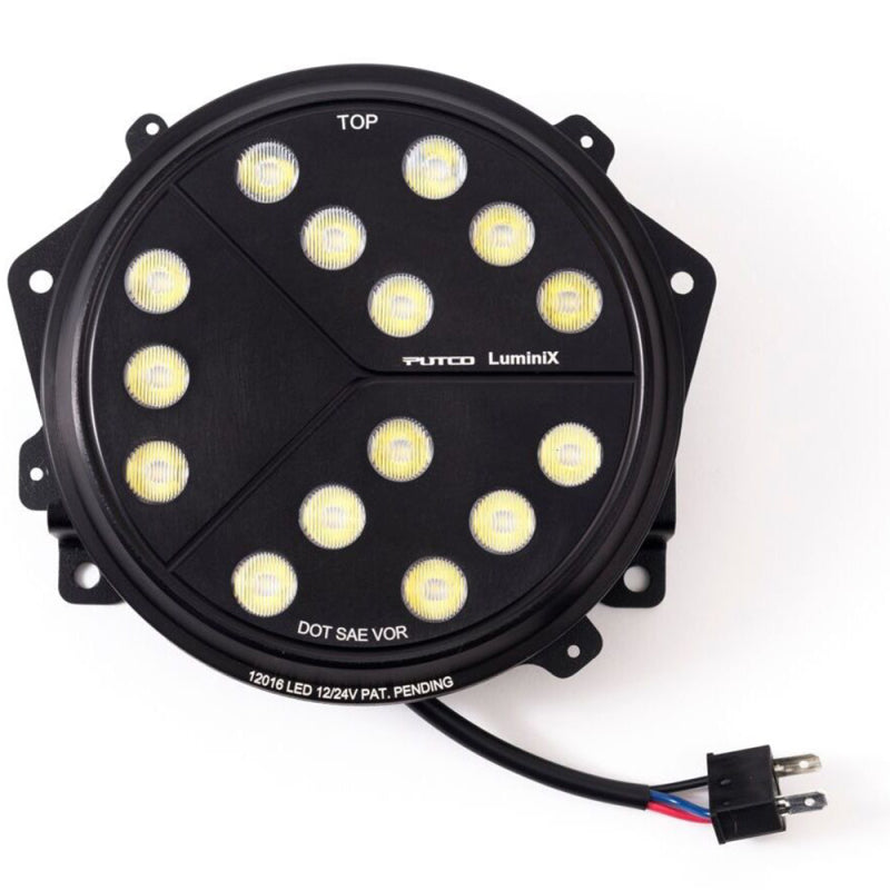 Putco 17-18 Jeep Wrangler JK - Luminix High Power LED HeadLights (Direct OEM Replacement) Light Bars & Cubes Putco