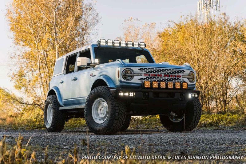 Diode Dynamics Bronco SS5 6-Pod CrossLink Grille Lightbar Kit Sport - White Combo Light Bars & Cubes Diode Dynamics