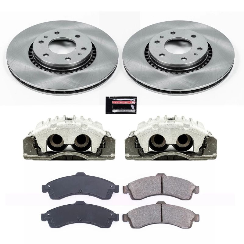 Power Stop 2005 Saab 9-7x Front Autospecialty Brake Kit w/Calipers Brake Kits - OE PowerStop