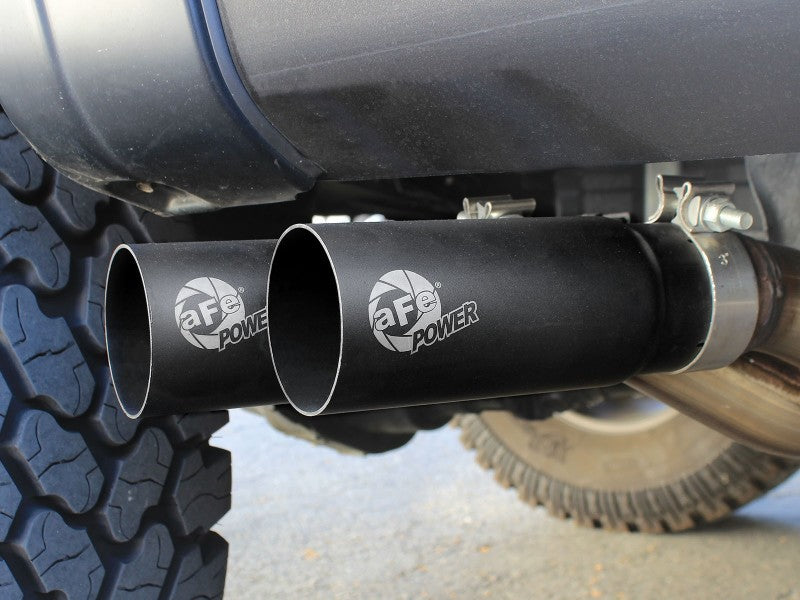 aFe Rebel Exhausts 3in SS Cat-Back 09-14 Ford F-150 4.6/5.0/5.4L w/ Black Tips Catback aFe