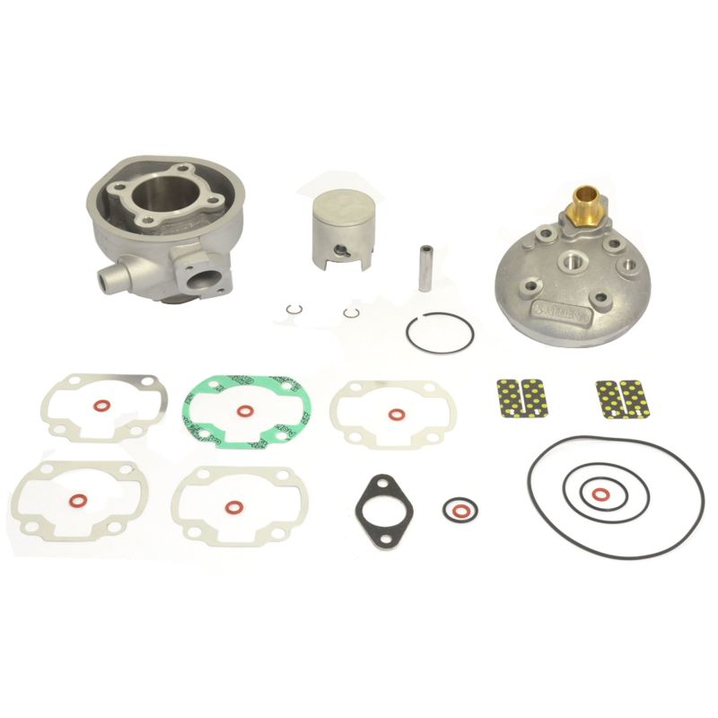 Athena 98-00 Aprilia 51 LC 50 47.6mm Bore 70cc 10mm Pin Flat Piston Big Bore Cylinder Kit w/Head Cylinder Kits Athena