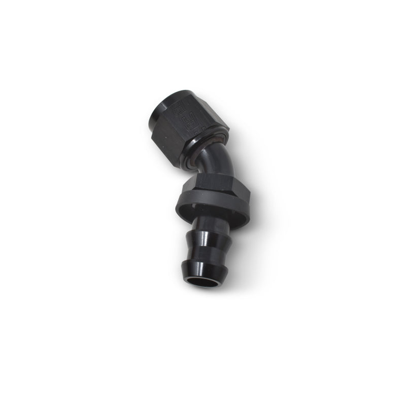 Russell Performance -10 AN Twist-Lok 45 Degree Hose End (Black) Fittings Russell