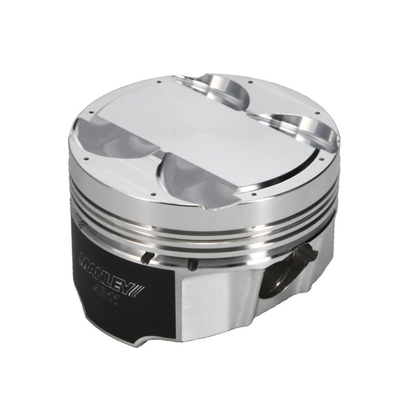 Manley Mitsubishi 4B11 86.5mm Bore 9.0:1 CR -5cc Dish Turbo Tuff Piston Set w/ Rings Piston Sets - Forged - 4cyl Manley Performance