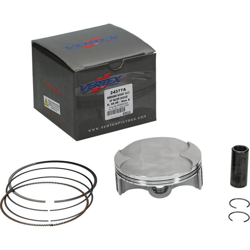 Vertex Piston 19-23 Kawasaki KX 450 F 450cc Forged GP Racers Choice Piston Kit Piston Sets - Powersports Vertex Pistons