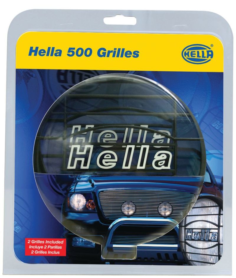 Hella 500 Grille Cover (Pair) Light Covers and Guards Hella