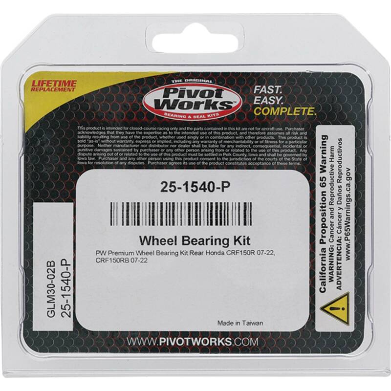 Pivot Works Premium Wheel Bearing Wheel Bearings Pivot Works