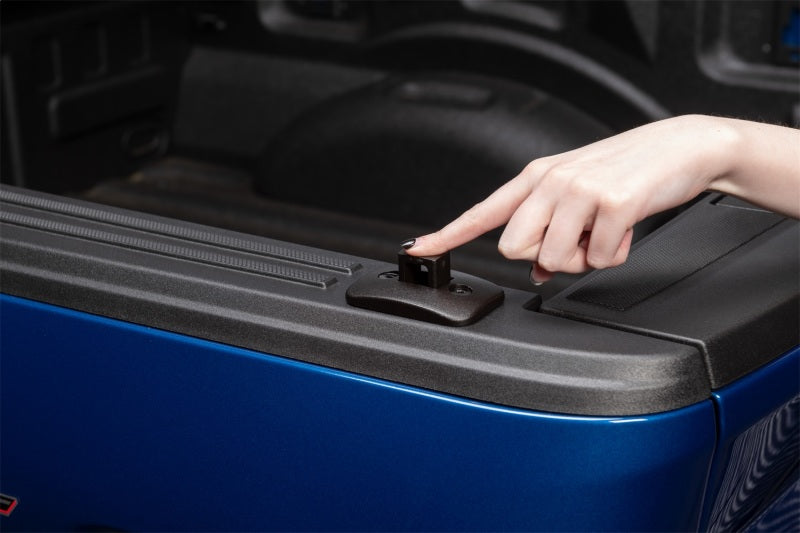 Putco 14-19 Chevy Silverado/ GMC Sierra - Push-Up Tie Downs for Rear Stake Pockets (Pair) - Black Brackets Putco