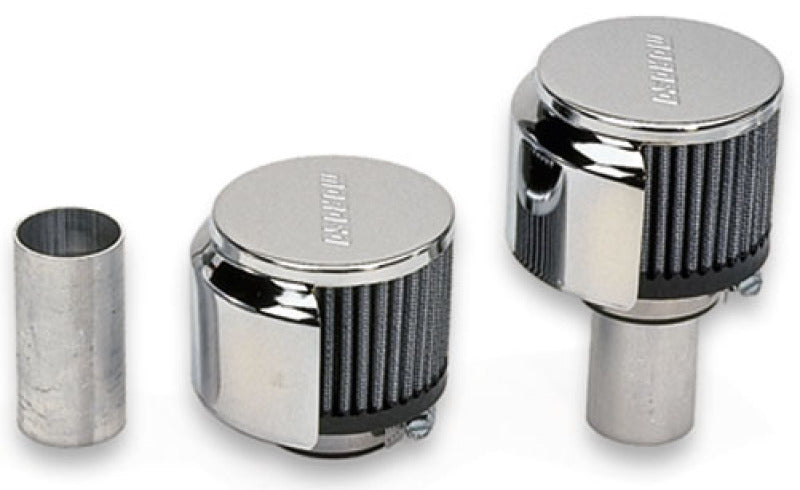 Moroso Filtered Valve Cover Breather Kit - Weld-In Valve Covers Moroso