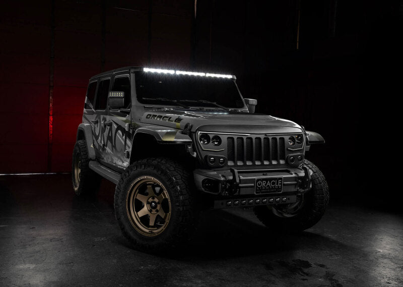 Oracle Jeep Wrangler JL/Gladiator JT Integrated Windshield LED Light Bar System Light Mounts ORACLE Lighting