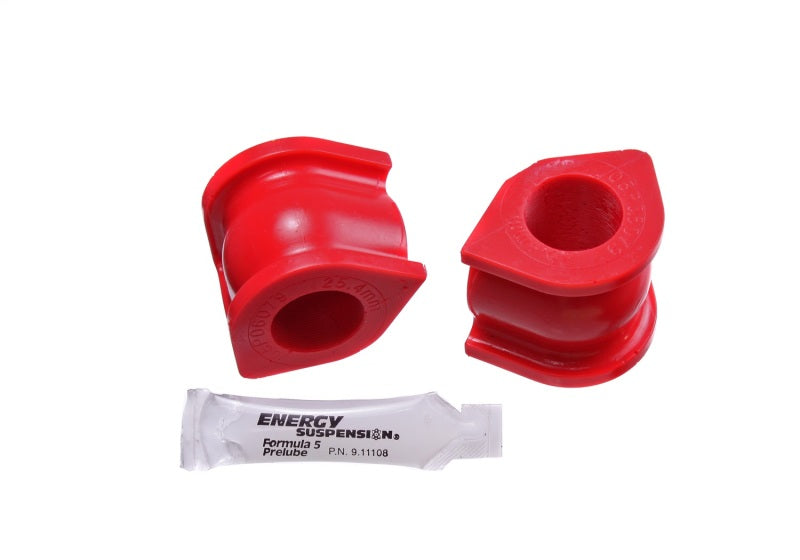 Energy Suspension 06-11 Honda Civic (Excl Si) 25.4mm Front Sway Bar Bushings - Red Bushing Kits Energy Suspension