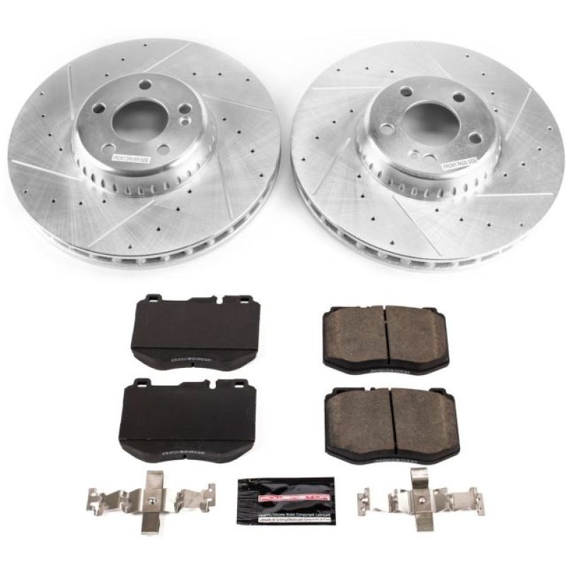 Power Stop 2018 Mercedes-Benz C350e Front Z23 Evolution Sport Brake Kit Brake Kits - Performance D&S PowerStop