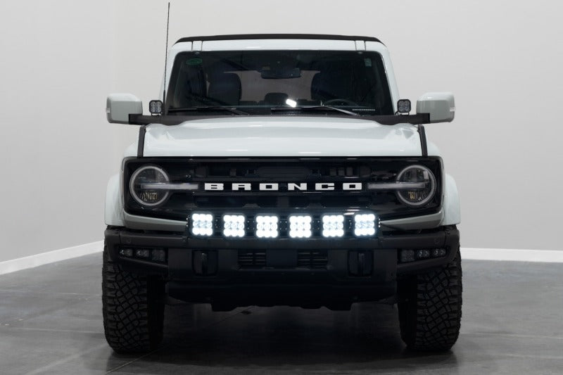 Diode Dynamics Bronco SS5 6-Pod CrossLink Grille Lightbar Kit Pro - Yellow Combo Light Bars & Cubes Diode Dynamics