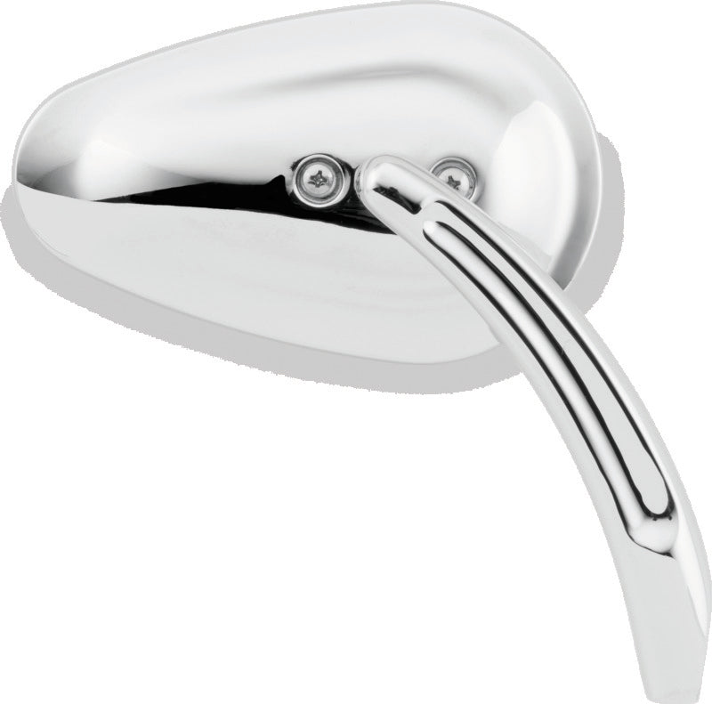 Bikers Choice 65-Up Chrome Tapered Mirrors Universal Custom Pair Side Mirrors Bikers Choice