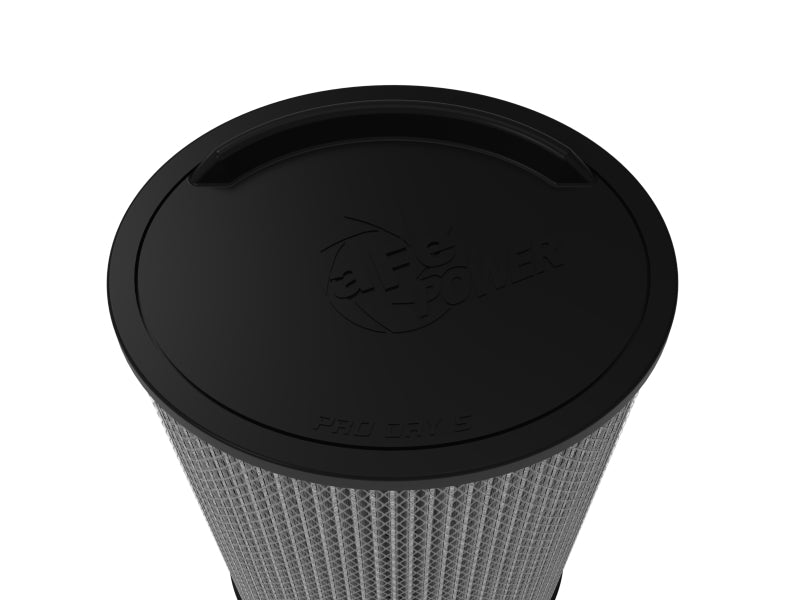 aFe Magnum FLOW Pro DRY S Air Filter (6.75x5)in F x (9.25x7.5)in B x (7.75x6)in T x 18in H Air Filters - Universal Fit aFe