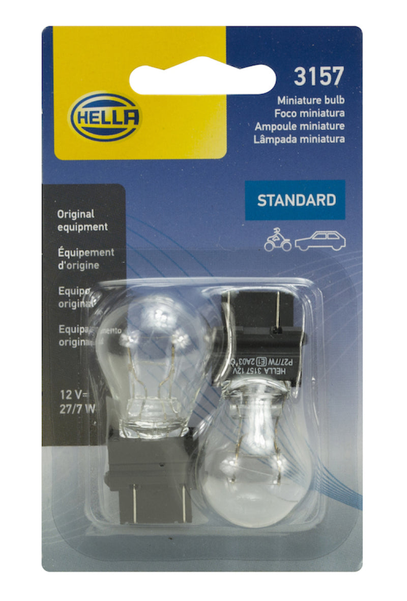 Hella Bulb 3157 12V 27/7W W25X16Q S8 (2) Bulbs Hella