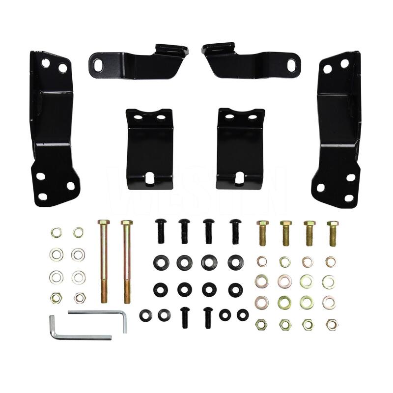 Westin 16-18 Chevrolet Silverado 1500 HDX Modular Grille Guard - Black Grille Guards Westin