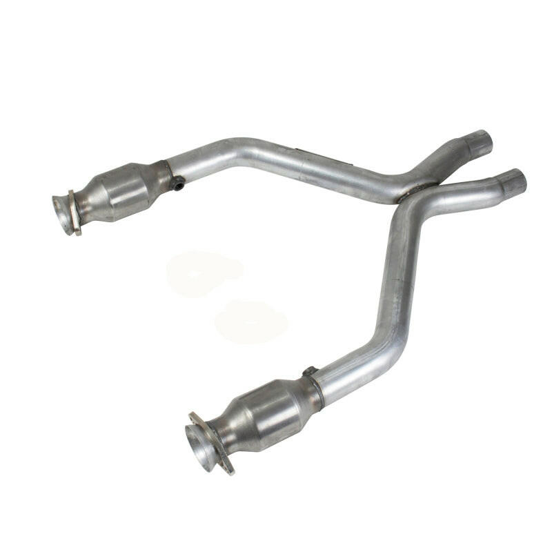 BBK 11-14 Mustang 3.7 V6 Short Mid X Pipe With Catalytic Converters 2-1/2 For BBK Long Tube Headers X Pipes BBK