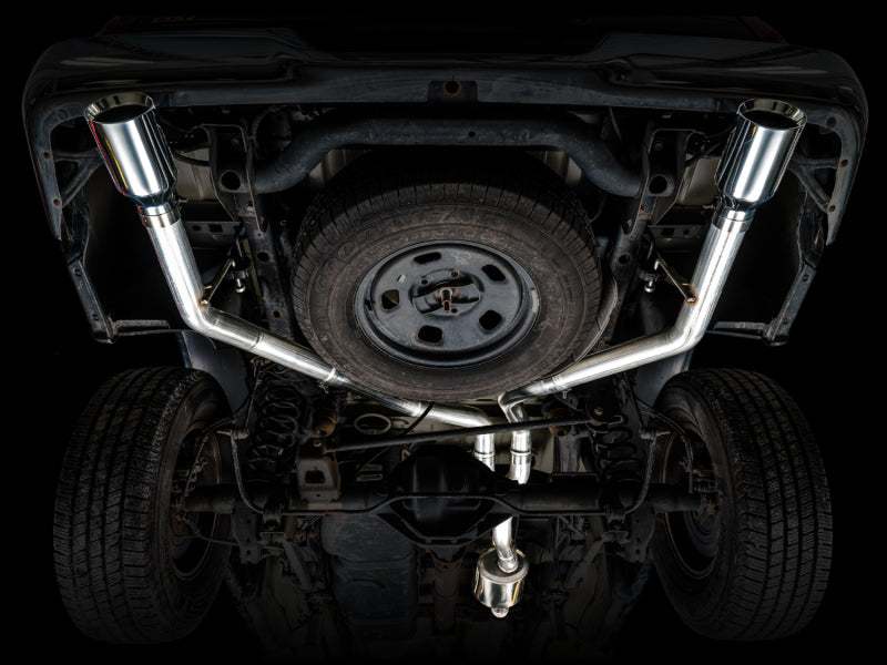AWE Tuning 09-18 RAM 1500 5.7L (w/o Cutout) 0FG Dual Rear Exit Cat-Back Exhaust - Chrome Silver Tips Catback AWE Tuning