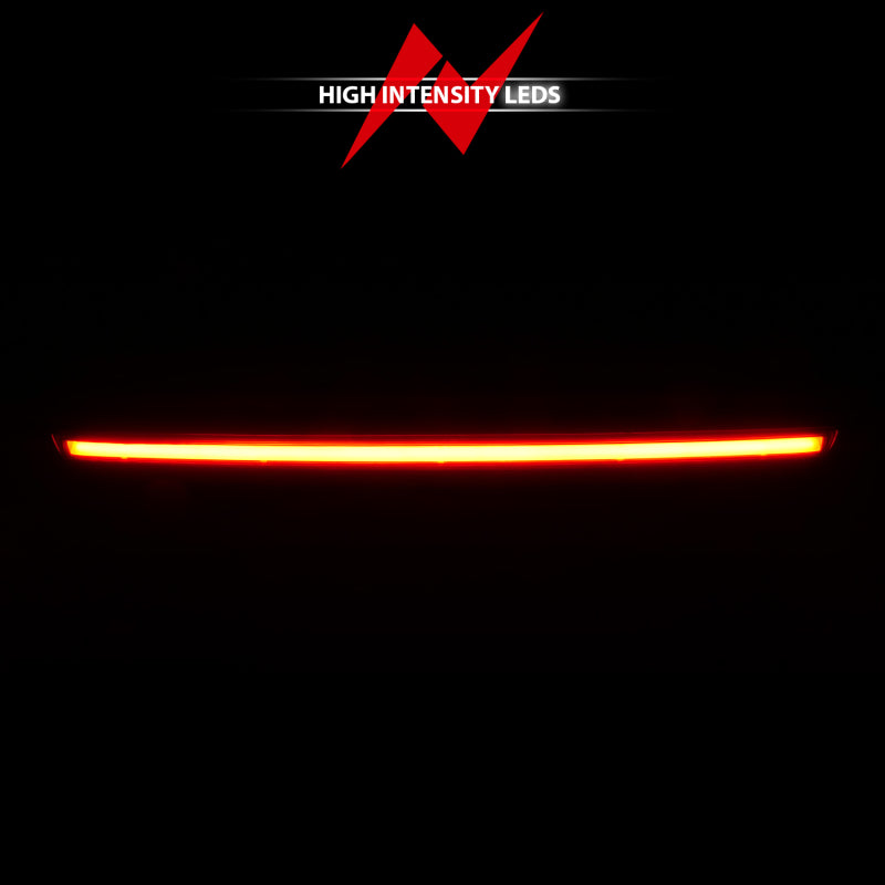 ANZO 2007-2014 Chevrolet Suburban 1500 LED 3rd Brake Light Black Housing Red Lens w/ Spoiler 1pc Lights Corner ANZO