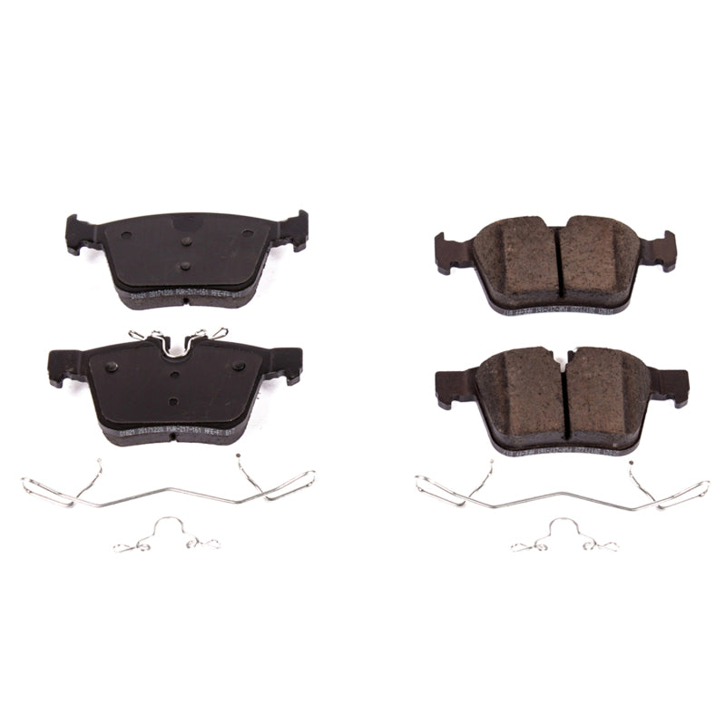 Power Stop 2018 Jaguar E-Pace Rear Z17 Evolution Ceramic Brake Pads w/Hardware Brake Pads - OE PowerStop