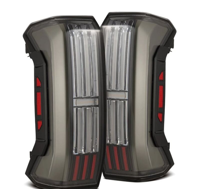 AlphaRex 22-24 Toyota Tundra NOVA-Series Prismatic LED Tail Lights - Black Tail Lights AlphaRex