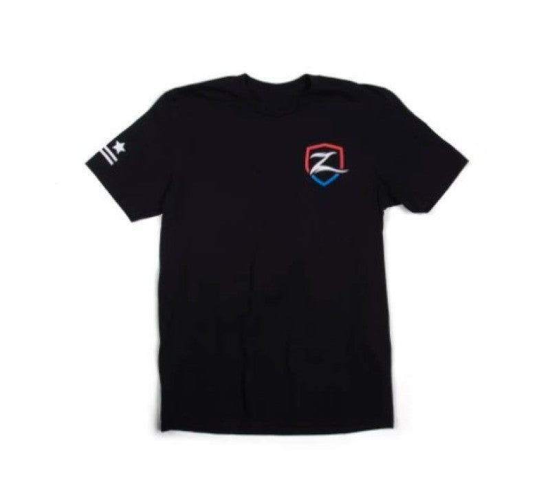 Zone Offroad Black Premium Cotton T-Shirt w/ Patriotic Zone Logos - 5XL Shirts Zone Offroad