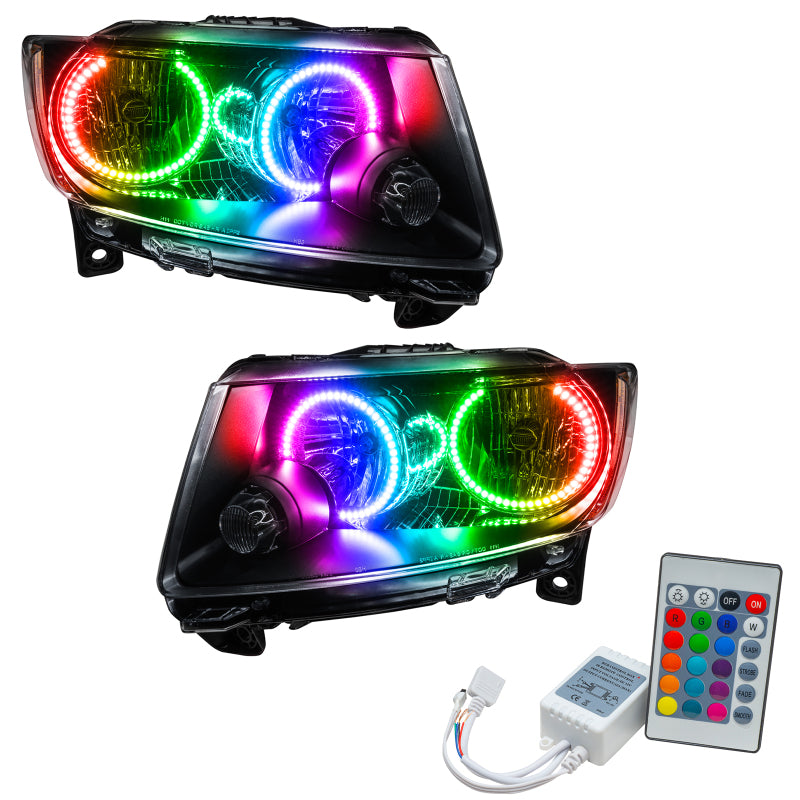 Oracle 11-13 Jeep Grand Cherokee SMD HL (Non-HID) - Chrome - w/ Simple Controller Headlights ORACLE Lighting